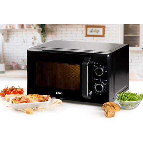 Solo-mikrowelle 20l 800w schwarz - Domo - DO2520 (1/5)