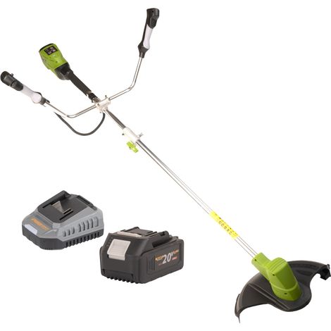 Procraft PTA30 Débroussailleuse sans fil 20 V 300 mm Brushless + 1x batterie 4,0 Ah + chargeur