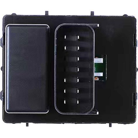 04602756AB is applicable to the left front master power window switch of a 4-door Jeep Wrangler (2007-2010). (1/4)