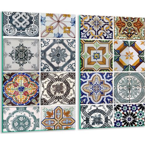 Tabla de cortar de vidrio, mosaico de 2 x 30 x 52 cm (1/5)