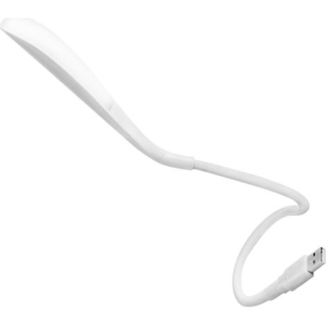 Lampe USB Flexible Blanche en Plastique, 3 Niveaux D’éclairage (1/5)
