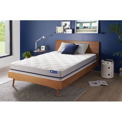 Matelas Actiflex soft 130x200cm, Ressorts ensachés, Confort: Mi-ferme, 3 zones de confort