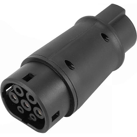 Adaptateur de prise 32A J1772 de type 1 vers type 2, connecteur de charge pour véhicules électriques, compatible avec les véhicules électriques (1/5)