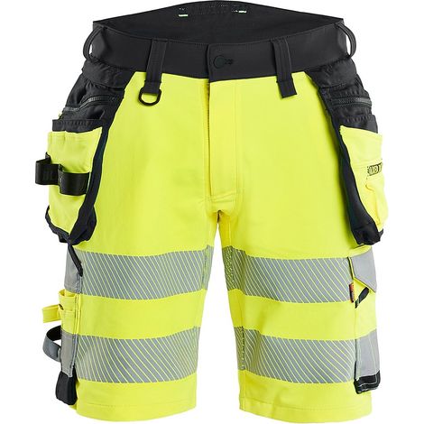 Short de travail haute visibilité stretch 4D 1120 - Jaune/Noir M - FR(42) - SE(C48) - Standards