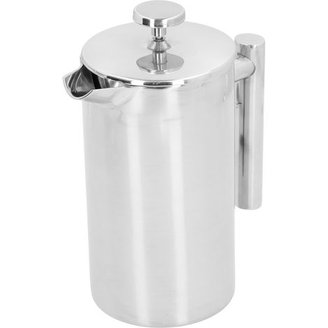 Cafetière à piston en acier inoxydable de 1000 ml avec double isolation. (1/5)