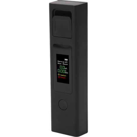 Testeur d'alcoolémie portable haute précision avec écran LCD, éthylotest rechargeable (1/5)