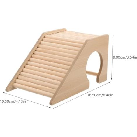 Gerbil Toys Échelle d'escalade en bois pour hamster (1/5)