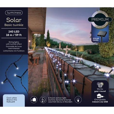 Dekorative Solarleuchte mit 8 blinkenden Funktionen 1800 cm (1/5)