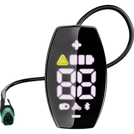 Pantalla para bicicleta eléctrica, pantalla TFT de 4 pulgadas, diseño resistente al agua, VD03 (protocolo CAN). (1/2)
