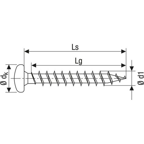 Scatola da 100 unità di vite per legno Spax con testa tonda Wirox 3.0x10mm Spax (1/2)