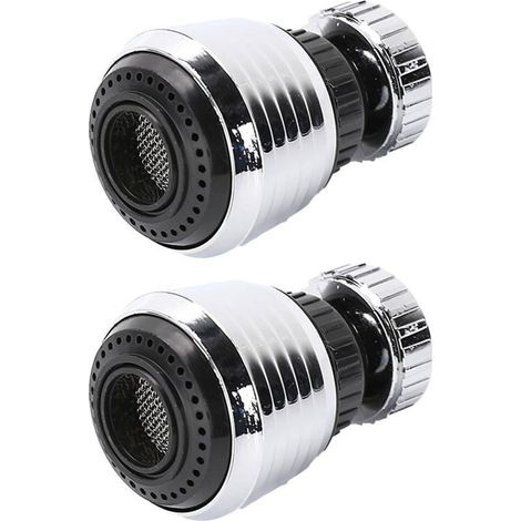 Aérateur de Robinet, Aérateur de Robinet Pivotant 360,Economie Robinet Buse Filtre,Embout de Robinet de Cuisine, Filtre Anti Calcaire Robinet Avec 2 Modes Réglable Mousseur (1/5)