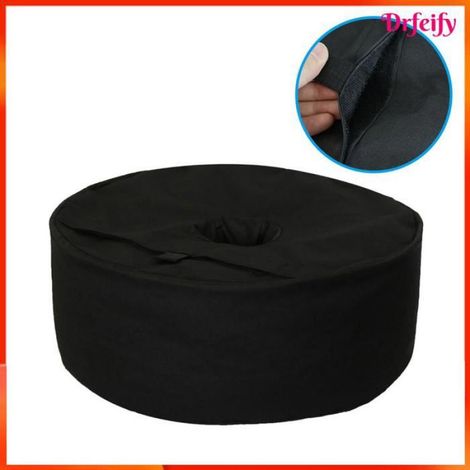 Sac de sable pour parasol - - 38 cm - Rond - Oxford 600D - Noir (1/5)