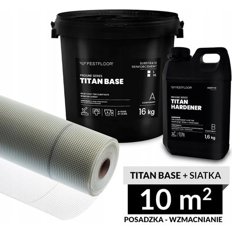KIT DI RINFORZO DEL SUBSTRATO BASE TITAN + rete standard