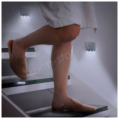 Pack de 2 veilleuses LED murales avec détecteur de mouvement LUMTOO (1/5)
