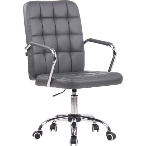 Fauteuil de bureau Terni Gris Similicuir (1/5)