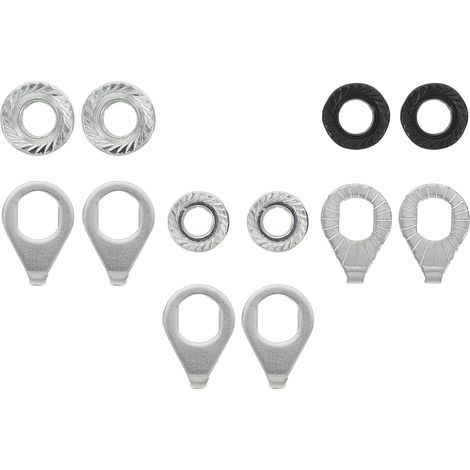 Set für Rennräder M8 M9 5 M10 Kohlenstoffstahl schwarz mit