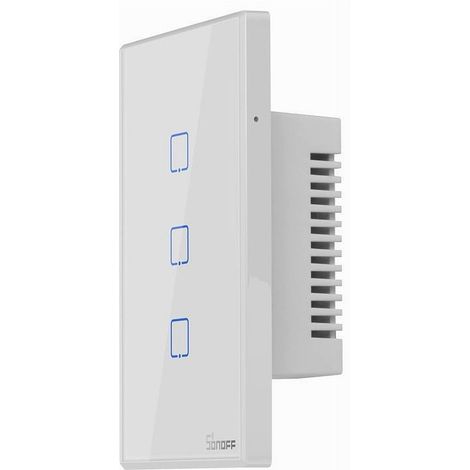 TRADE SHOP - Interruttore Sonoff Smart 3 Canale Controller Wifi Placca Touch Domotica T2us3c - (1/5)