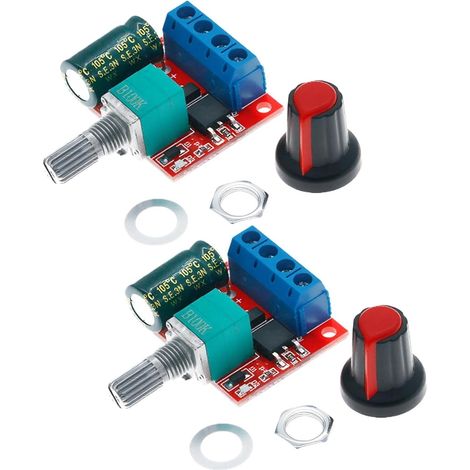 Contrôleur de moteur CC Variateur LED, Régulateur de tension PWM Variateur de vitesse CC Pour Atelier Extérieur Bâtiment Industrie Électronique Maison Électriciens Techniciens (1/5)