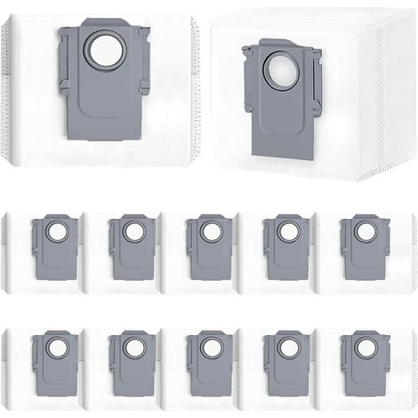 12 Sacs à Poussière Accessoires pour Roborock Q7 M5+/Q7 L5+/Q10 S5+/Q10 X5+/Q8 Max/Q8 Max+/Q7 Max/Q7 Max+/Q5 Pro/Q5 Pro+/Q5 Max+/S8+/S8 Pro Ultra/S7 Max Ultra/S7 MaxV Ultra/S7 Pro Ultra (1/5)