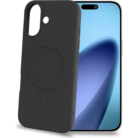 MagSafe-kompatible weiche TPU-Hülle für iPhone 17, Schwarz