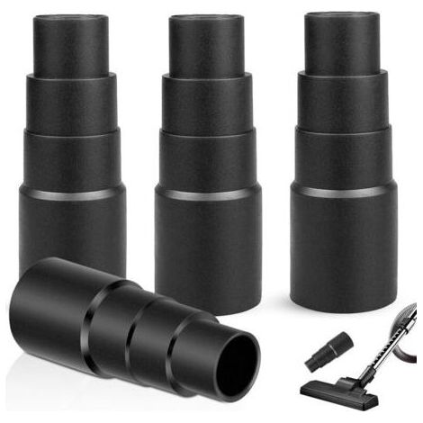 Pair Adaptateur Universel Aspirateur Atelier - 4 Pièces Tuyau Aspirateur Universel Adaptateur pour Tubulure d'Extraction (1/5)
