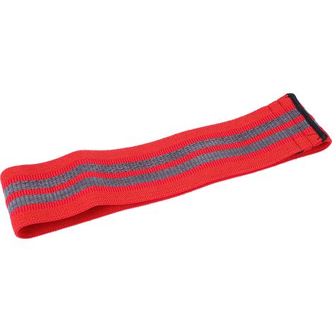 Bandes de résistance pour exercices de hanches et fessiers, pour l'entraînement des cuisses et des jambes (rouge, M) (1/5)