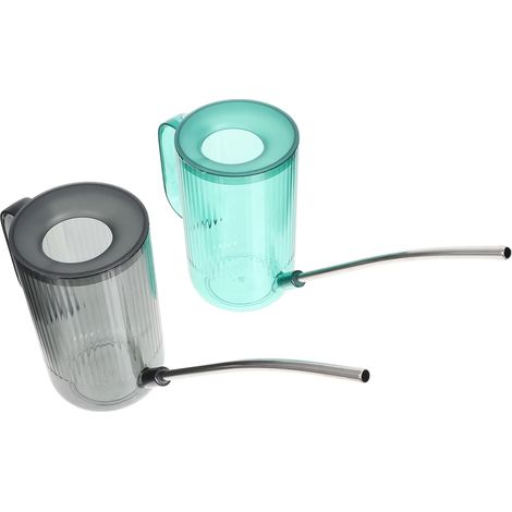 2 Ensembles Lot de Arrosoirs Plastique avec Bec Long Acier Inoxydable Arrosoirs Durables pour Plantes d'Intérieur et Jardin Pratique pour Arroser Facilement Les Fleurs et Plantes (1/5)