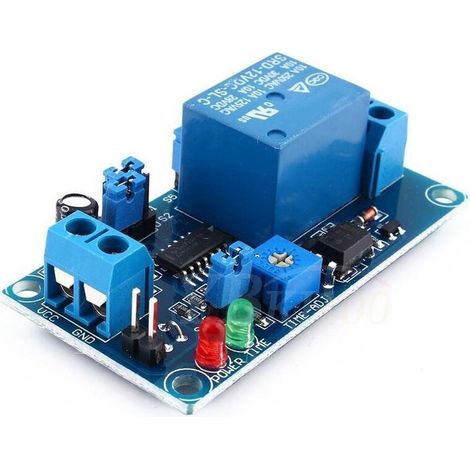 Relais de retard 12V DC, module de commutation darrêt avec minuterie Crezuo (1/4)