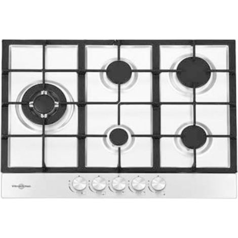 Vitrokitchen EN73IN - Encimera De Gas 5 Zonas Coccion Ancho 70 Cm inox (1/3)