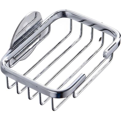 Drill Soap Dish for Bathroom Single Layer Drain Wall Mounted (1/5)