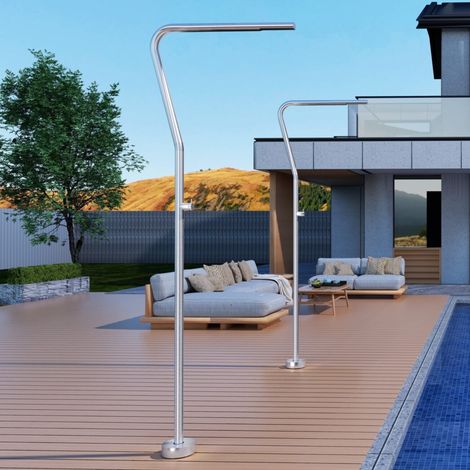 Imex -  Ducha Piscina Exterior Acero S.316 Acero Serie  Nevada
