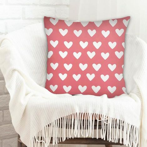 Modischer Dekokissenbezug für Zuhause, fleckenabweisend, für Wohnzimmer, Schlafzimmer, Valentinstagsdekoration (1/5)