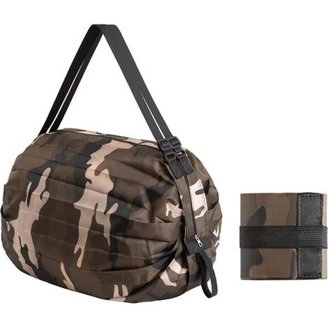Sac de courses extra large/Sac de supermarché écologique - Camouflage marron (1/5)