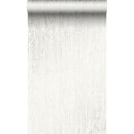 papier peint imitation bois blanc crème - Origin Wallcoverings (1/5)