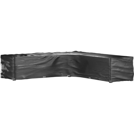 Maison Exclusive - Housses de salon de jardin en forme de L 2 pcs 20 œillets