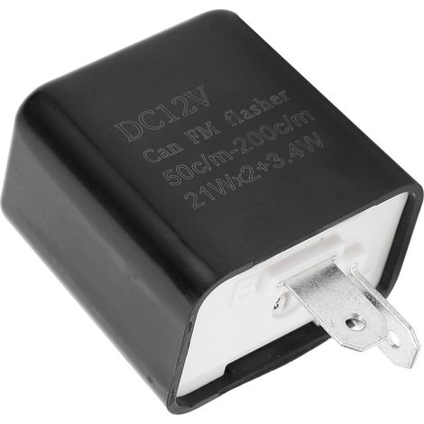 Relais Clignotant LED Réglable 3 Vitesses pour Véhicules 12V, Voiture et Moto (1/5)