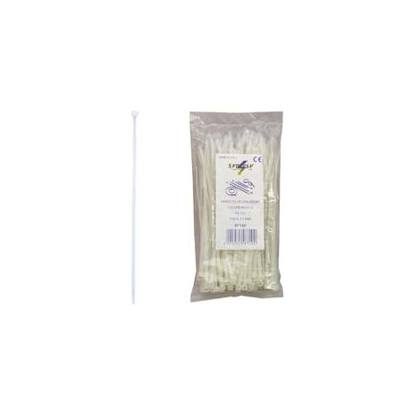 FASCETTE NYLON NATURALE- - mm.7,5x350 - 1 busta SYNTESY
