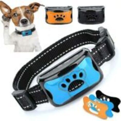 Collier anti-aboiement pour chien – Détection intelligente – Sensibilité réglable 1 à 7 – Rechargeable et étanche – Pour chiens de 11 à 110 lb (1/5)