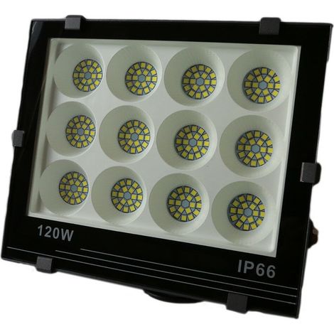 FARO 120W FARETTO LED SMD multichip 90Lm/W PROIETTORE Luce ESTERNO IP66 (1/2)