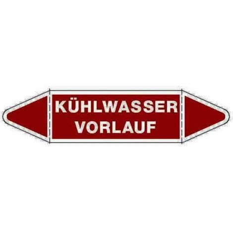 REHAU Etiqueta adhesiva VW Agua de refrigeración Ida, Alemán, 70 x 18, 12438431001