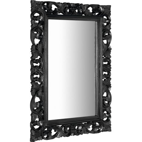 Sapho Scule - Miroir avec cadre 70x100 cm, noir IN167