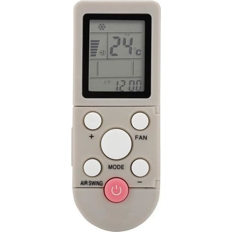 Universalfernbedienung – ZJCHAO – AUX YKR-F/001 YKR-F/09R/010 F/06 – ABS – 10 m – Kompatibel mit YKR-F/016E (1/4)