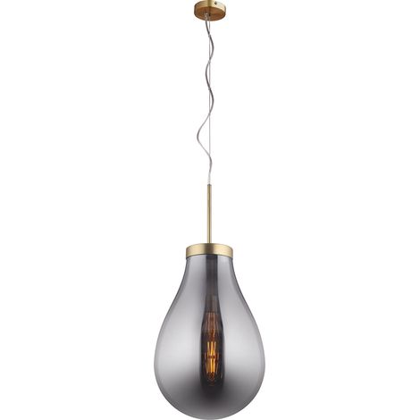 Hängelampe Lumineca Hatann M 40x65 cm Smoky