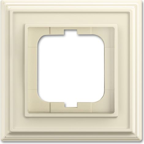 Plaque de finition Busch-jaeger 1721-832 thermoplastique ivoire