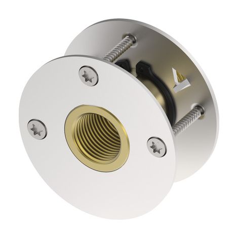 TECEflex Wanddurchführung, mit Druckring, Siliziumbronze, 708705 (1/3)