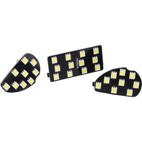Lot de 3 lampes de lecture intérieures pour voiture, plafonnier, 30 LED blanches 12V, remplacement pour Ford Focus MK2 2007-2014 (1/5)