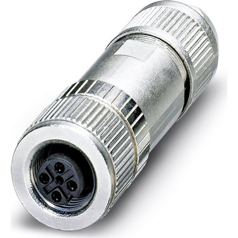Phoenix Contact 1554526 Sensor-/Aktor-Datensteckverbinder M12 Buchse, gerade  Polzahl Sensoren: 4 1