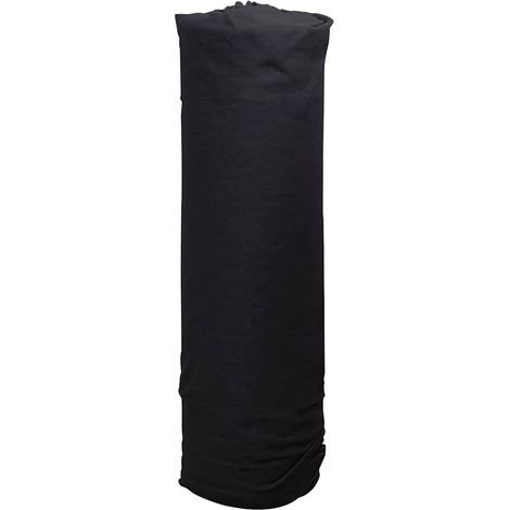 Schwarze Geotextilmembran 1 x 10 m Polyesterfaser