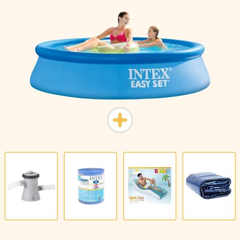 Intex Piscine Easy Set Ronde - 244x61 cm - 5-pièces S347 (1/5)