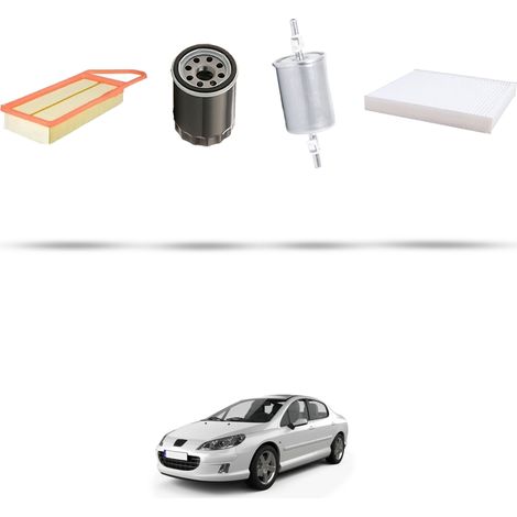 Kit tagliando 4 filtri compatibile con Peugeot 407 2.0 16v 100kw dal 2004 (1/5)